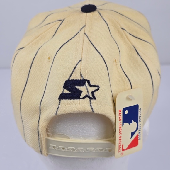 VINTAGE 90s Starter New York Yankees Pinstripe Snapback NWT - READ DESCRIPTION - Picture 5 of 14
